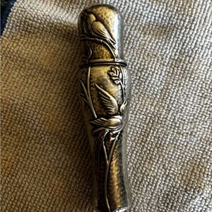 Tiffany & Co. Silver Perfume Case with Audubon Design Spain 2003 Collectible!